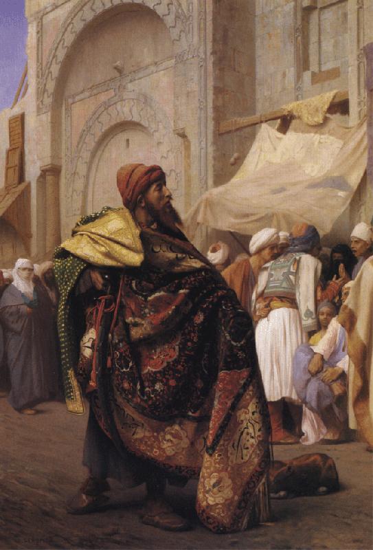 Jean - Leon Gerome The Carpet Merchant of Cairo Sweden oil painting art